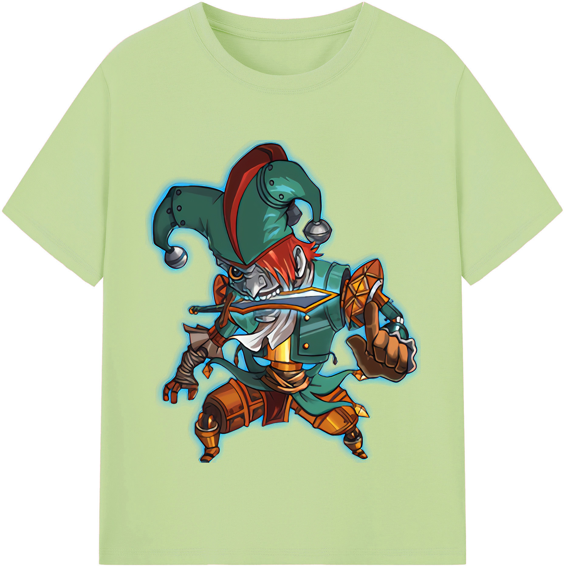 リーグ・オブ・レジェンド League of Legends LOL 綿100％半袖Tシャツ（フロントプリント）